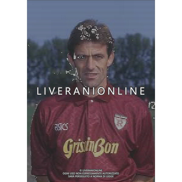 RETROSPETTIVA PAOLO SACCHETTI CALCIATORE NELLA FOTO PAOLO SACCHETTI CON LA MAGLIA DELLA REGGIANA CALCIO AG ALDO LIVERANI SAS