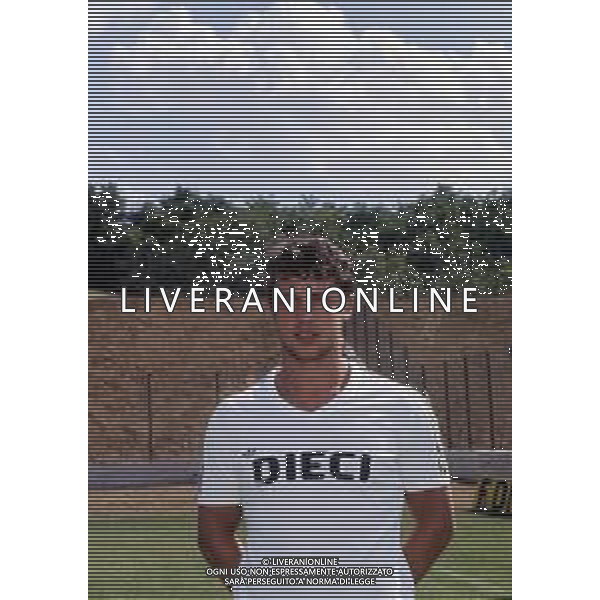 RETROSPETTIVA DARIO SANGUIN CALCIATORE NELLA FOTO DARIO SANGUIN CON LA MAGLIA DEL CESENA CALCIO AG ALDO LIVERANI SAS