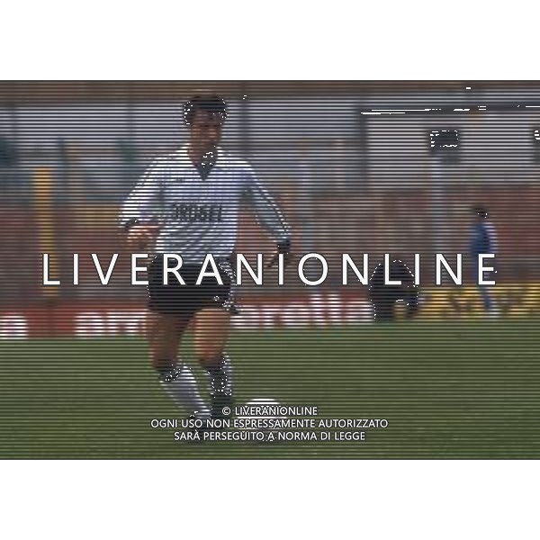 RETROSPETTIVA DARIO SANGUIN CALCIATORE NELLA FOTO DARIO SANGUIN CON LA MAGLIA DEL CESENA CALCIO AG ALDO LIVERANI SAS