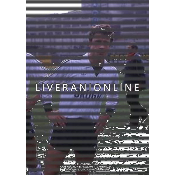 RETROSPETTIVA DARIO SANGUIN CALCIATORE NELLA FOTO DARIO SANGUIN CON LA MAGLIA DEL CESENA CALCIO AG ALDO LIVERANI SAS