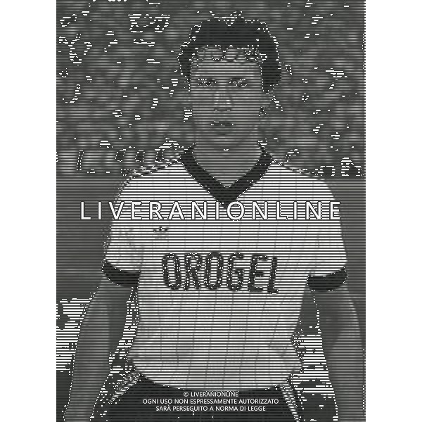 RETROSPETTIVA DARIO SANGUIN CALCIATORE NELLA FOTO DARIO SANGUIN CON LA MAGLIA DEL CESENA CALCIO AG ALDO LIVERANI SAS