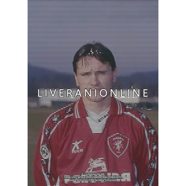 RETROSPETTIVA DMITRI ALENICHEV CALCIATORE NELLA FOTO DMITRI ALEINICHEV CON LA MAGLIA DELPERUGIA NELL\'ANNO 1998-1999 AG ALDO LIVERANI SAS 
