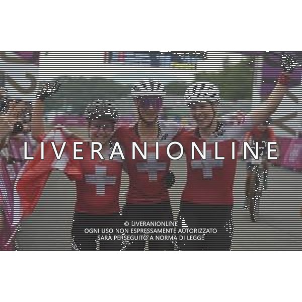 27-07-2021 Giochi Olimpici Mtb Donne; 2021, Svizzera; Neff, Jolanda; Frei, Sina; Indergand, Linda; Izu; ©SIROTTI /AG. ALDO LIVERANI SAS