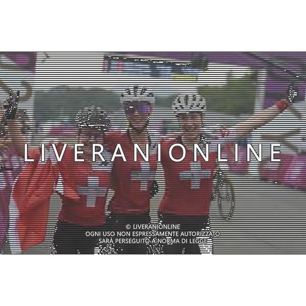 27-07-2021 Giochi Olimpici Mtb Donne; 2021, Svizzera; Neff, Jolanda; Frei, Sina; Indergand, Linda; Izu; ©SIROTTI /AG. ALDO LIVERANI SAS