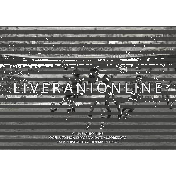 16-03-1980 MILANO CAMPIONATO DI CALCIO SERIE B MONZA -BARI 0-0 NELLA FOTO AZIONE DI GIOCO AG ALDO LIVERANI SAS