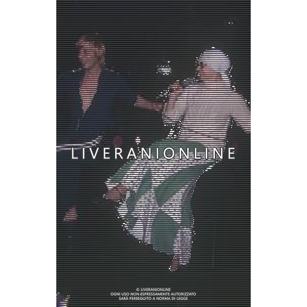 RAFFAELLA CARRA\' CANTANTE E ATTRICE - RETROSPETTIVA ANNI \'70 NELLA FOTO CON IL BALLERINO ENZO PAOLO TURCHI ©ARCHIVIO GIOVANNI LIVERANI /AG. ALDO LIVERANI SAS
