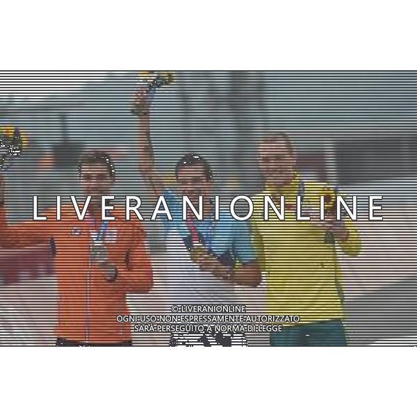 28-07-2021 Giochi Olimpici Cronometro Elite; 2021, Jumbo - Visma; 2021, Ineos Grenadiers; Roglic, Primoz; Dumoulin, Tom; Dennis, Rohan; Fuji Speedway; Uomini - Ciclismo Olimpiadi Tokyo 2020 Giappone ©SIROTTI/AGENZIA ALDO LIVERANI SAS