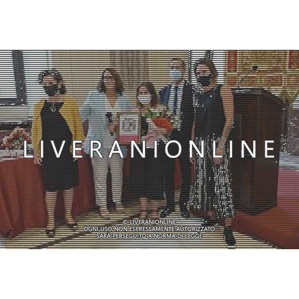 © TVRG Premio Milano Donna 2021 nella foto premiazione dell\'associazione Errante Milano 28-07-2021 Nella sala Alessi di Palazzo Marino consegna del Premio Milano Donna 2021 alle associazioni che nei nove municipi si sono distinte con progetti in favore delle donne foto Roberto Garavaglia/ag. Aldo Liverani sas