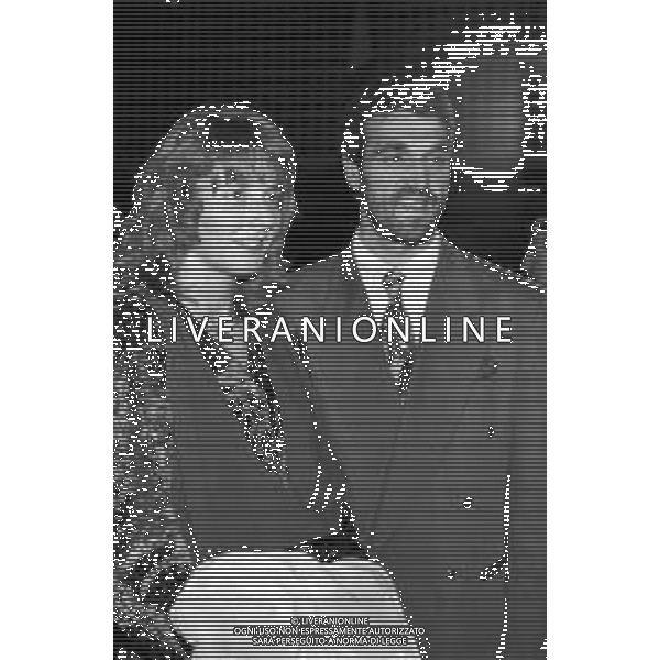 GELINDO BORDIN MARATONETA E CAMPIONE OLIMPICO - RETROSPETTIVA NELLA FOTO NEL 1990 CON LA FIDANZATA PATRIZIA A MILANO AL PREMIO TORRETTA ©ARCHIVIO GIOVANNI LIVERANI/AGENZIA ALDO LIVERANI SAS