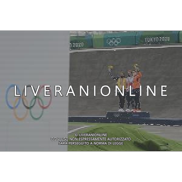 30-07-2021 Giochi Olimpici Bmx; Giornata 02; 2021, Great Britain; 2021, Colombia; 2021, Olanda; Shrivier, Bethany; Pajon, Marian; Smulders, Merel; Tokyo;- Ciclismo Olimpiadi Tokyo 2020 Giappone ©Sirotti/AGENZIA ALDO LIVERANI SAS