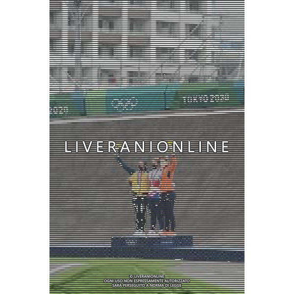 30-07-2021 Giochi Olimpici Bmx; Giornata 02; 2021, Great Britain; 2021, Colombia; 2021, Olanda; Shrivier, Bethany; Pajon, Marian; Smulders, Merel; Tokyo;- Ciclismo Olimpiadi Tokyo 2020 Giappone ©Sirotti/AGENZIA ALDO LIVERANI SAS
