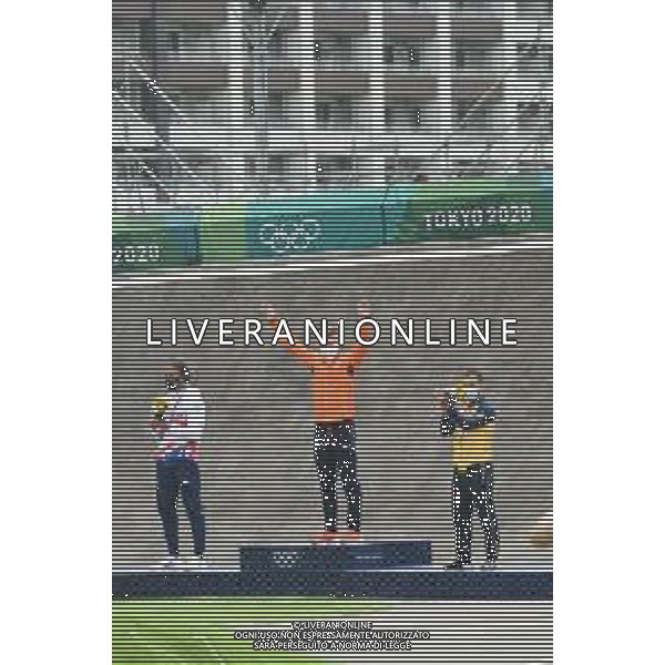 30-07-2021 Giochi Olimpici Bmx; Giornata 02; 2021, Olanda; 2021, Great Britain; 2021, Colombia; Kimmann, Niek; White, Kye; Ramirez Yepes, Carlos Alberto; Tokyo;- Ciclismo Olimpiadi Tokyo 2020 Giappone ©Sirotti/AGENZIA ALDO LIVERANI SAS