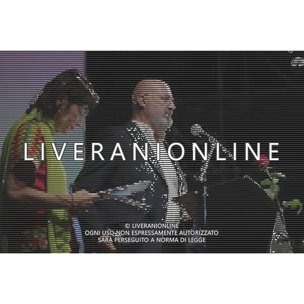 Notte Rosa 2021 - Santarcangelo di Romagna 29/07/2021 La Milanesiana e il Concerto dei Modena City Remblers allo sferisterio - nella foto: eliisabetta sgarbi e stanno bonaccini©Claudio Zamagni/Agenzia Aldo Liverani s.a.sAGENZIA ALDO LIVERANI SAS