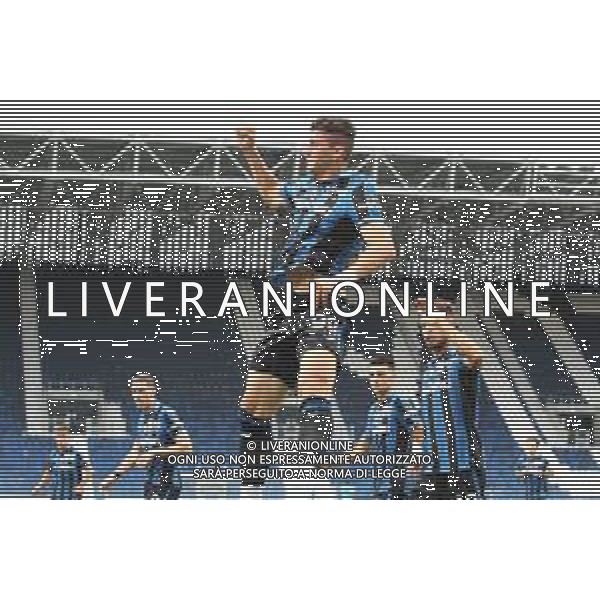 Atalanta-Pordenone Campionato di Calcio serie A TIM 2021/2022 Amichevole Precampionato Bergamo, 31 Luglio 2021 Nella foto: esultanza di roberto Piccoli dopo il gol dell\'1-0 Ph. Soli - Ag. Aldo Liverani/AGENZIA ALDO LIVERANI SAS