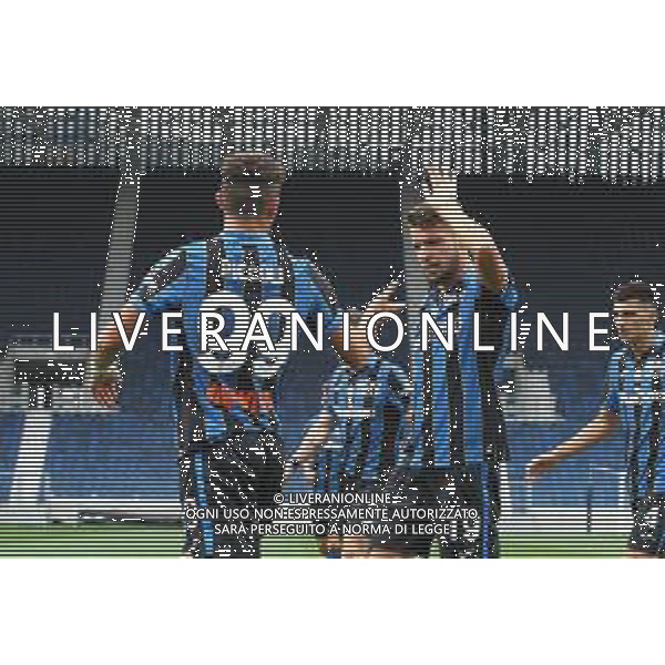 Atalanta-Pordenone Campionato di Calcio serie A TIM 2021/2022 Amichevole Precampionato Bergamo, 31 Luglio 2021 Nella foto: esultanza di roberto Piccoli dopo il gol dell\'1-0 Ph. Soli - Ag. Aldo Liverani/AGENZIA ALDO LIVERANI SAS