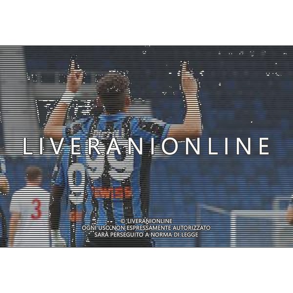Atalanta-Pordenone Campionato di Calcio serie A TIM 2021/2022 Amichevole Precampionato Bergamo, 31 Luglio 2021 Nella foto: esultanza di roberto Piccoli dopo il gol dell\'1-0 Ph. Soli - Ag. Aldo Liverani/AGENZIA ALDO LIVERANI SAS