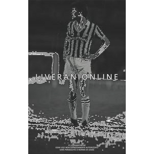 RETROSPETTIVA ALDO SERENA CALCIATORE NELLA FOTO ALDO SERENA CON LA MAGLIA DELLA JUVENTUS NELL\'ANNO 1985-1986 AG ALDO LIVERANI SAS