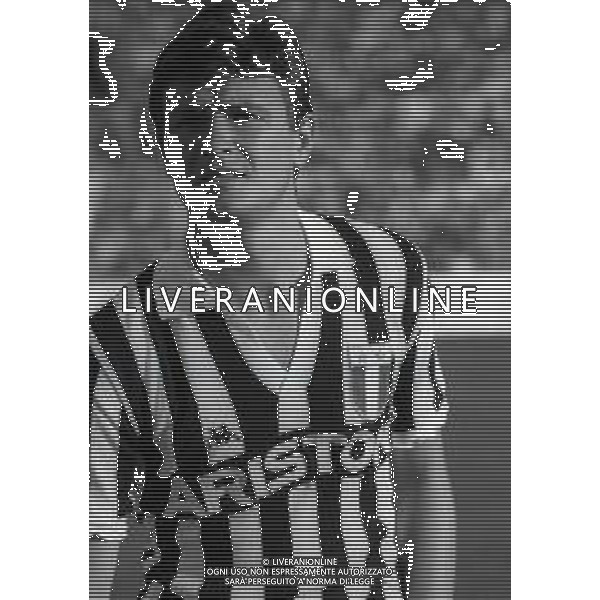 RETROSPETTIVA ALDO SERENA CALCIATORE NELLA FOTO ALDO SERENA CON LA MAGLIA DELLA JUVENTUS NELL\'ANNO 1985-1986 AG ALDO LIVERANI SAS