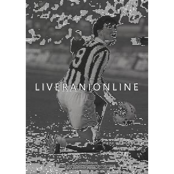 RETROSPETTIVA ALDO SERENA CALCIATORE NELLA FOTO ALDO SERENA CON LA MAGLIA DELLA JUVENTUS NELL\'ANNO 1985-1986 AG ALDO LIVERANI SAS