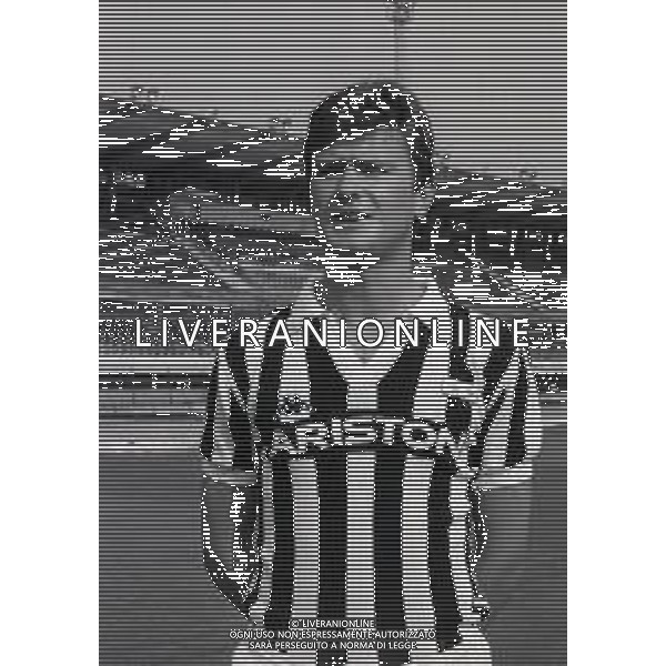 RETROSPETTIVA ALDO SERENA CALCIATORE NELLA FOTO ALDO SERENA CON LA MAGLIA DELLA JUVENTUS NELL\'ANNO 1985-1986 AG ALDO LIVERANI SAS
