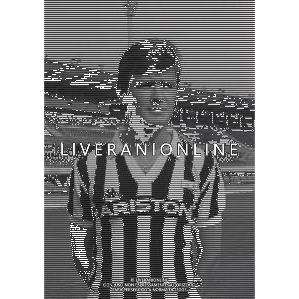 RETROSPETTIVA ALDO SERENA CALCIATORE NELLA FOTO ALDO SERENA CON LA MAGLIA DELLA JUVENTUS NELL\'ANNO 1985-1986 AG ALDO LIVERANI SAS