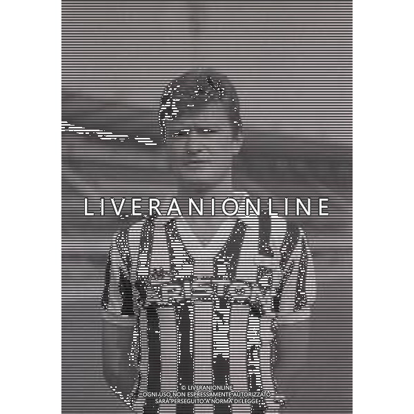 RETROSPETTIVA ALDO SERENA CALCIATORE NELLA FOTO ALDO SERENA CON LA MAGLIA DELLA JUVENTUS NELL\'ANNO 1985-1986 AG ALDO LIVERANI SAS