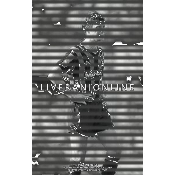 RETROSPETTIVA ALDO SERENA CALCIATORE NELLA FOTO ALDO SERENA CON LA MAGLIA DEL\'INTER NELL\'ANNO 1987-1988 AG ALDO LIVERANI SAS