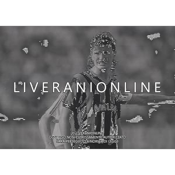 RETROSPETTIVA ALDO SERENA CALCIATORE NELLA FOTO ALDO SERENA CON LA MAGLIA DEL\'INTER NELL\'ANNO 1987-1988 AG ALDO LIVERANI SAS