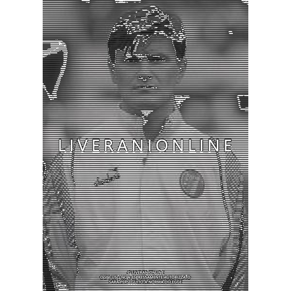 RETROSPETTIVA ALDO SERENA CALCIATORE NELLA FOTO ALDO SERENA CON LA NAZUONALE ITALIANA NELL\'ANNO 1989 AG ALDO LIVERANI SAS 