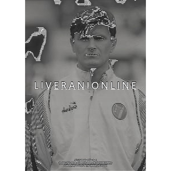 RETROSPETTIVA ALDO SERENA CALCIATORE NELLA FOTO ALDO SERENA CON LA NAZUONALE ITALIANA NELL\'ANNO 1989 AG ALDO LIVERANI SAS 