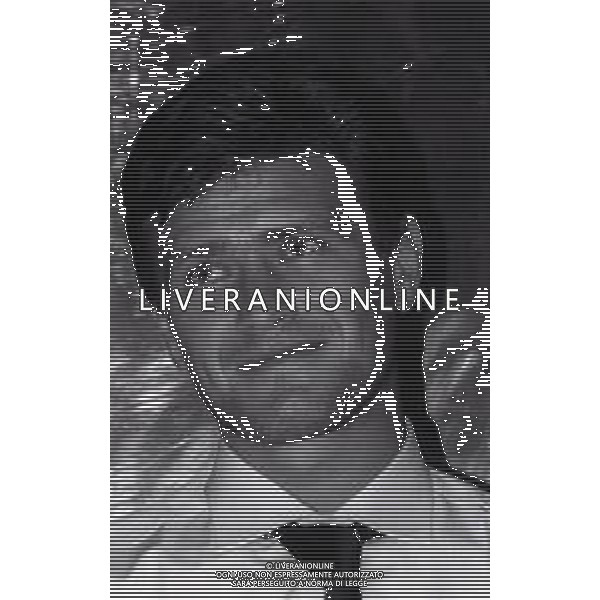 RETROSPETTIVA ALDO SERENA CALCIATORE NELLA FOTO ALDO SERENA CON LA MAGLIA DELL\'INTER NELL\'ANNO 1989-1990 AG ALDO LIVERANI SAS 
