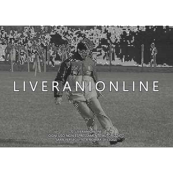 RETROSPETTIVA ALDO SERENA CALCIATORE NELLA FOTO ALDO SERENA CON LA MAGLIA DELL\'INTER NELL\'ANNO 1989-1990 AG ALDO LIVERANI SAS 