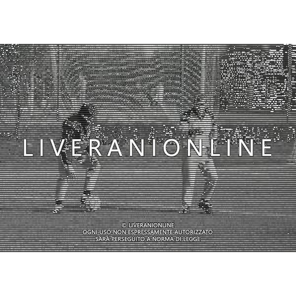 RETROSPETTIVA ALDO SERENA CALCIATORE NELLA FOTO ALDO SERENA CON LA MAGLIA DELL\'INTER NELL\'ANNO 1989-1990 AG ALDO LIVERANI SAS 