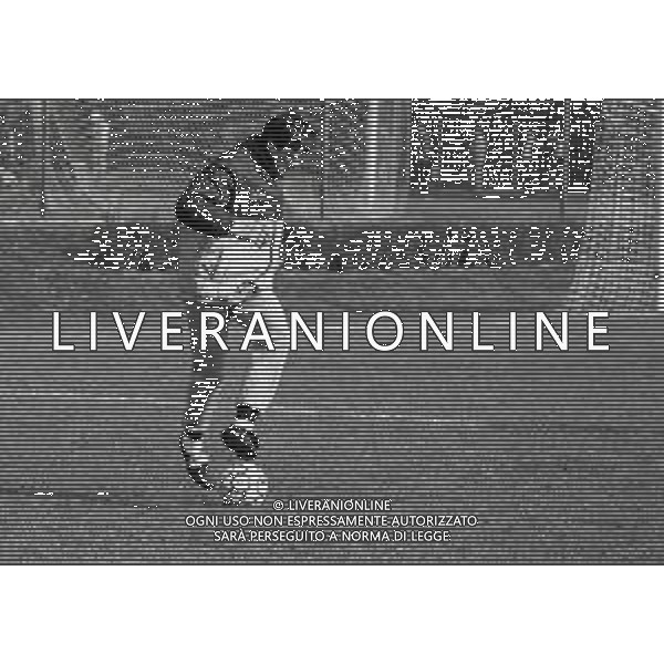 RETROSPETTIVA ALDO SERENA CALCIATORE NELLA FOTO ALDO SERENA CON LA MAGLIA DELL\'INTER NELL\'ANNO 1989-1990 AG ALDO LIVERANI SAS 