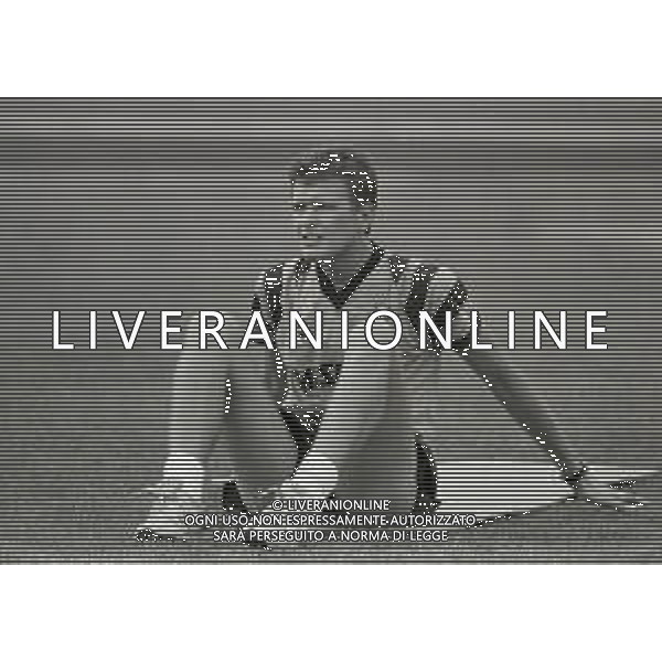 RETROSPETTIVA ALDO SERENA CALCIATORE NELLA FOTO ALDO SERENA CON LA MAGLIA DELL\'INTER NELL\'ANNO 1989-1990 AG ALDO LIVERANI SAS 