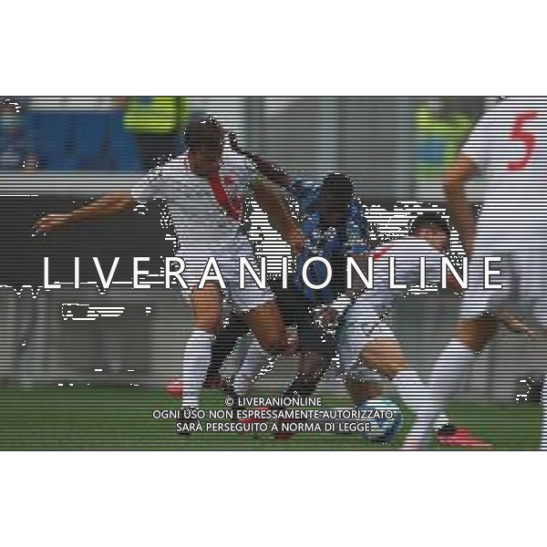 Atalanta-Pordenone Campionato di Calcio serie A TIM 2021/2022 Amichevole Precampionato Bergamo, 31 Luglio 2021 Nella foto: Colley, Misuraca e Cambiaghi Ph. Soli - Ag. Aldo Liverani/AGENZIA ALDO LIVERANI SAS