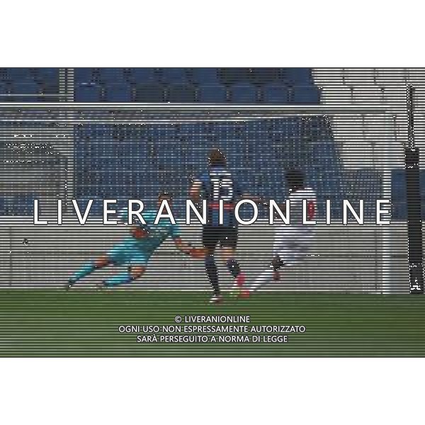 Atalanta-Pordenone Campionato di Calcio serie A TIM 2021/2022 Amichevole Precampionato Bergamo, 31 Luglio 2021 Nella foto: Tsadjout realizza il rigore dell\'1-1 Ph. Soli - Ag. Aldo Liverani/AGENZIA ALDO LIVERANI SAS