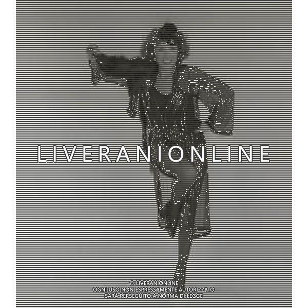 NEG-RETROSPETTIVA ERIKA BLANC ATTRICE NELLA FOTO ERIKA BLANC NELL\'ANNO 1982 A MILANO AG ALDO LIVERANI SAS