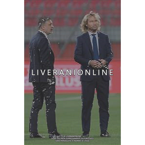 Monza 31.07.2021 U-Power Stadium Monza vs Juventus 25imo Trofeo Luigi Berlusconi ©Viganti/Agenzia Aldo Liverani Nella foto: federico cherubini e pavel nedved ©Vigenti Manuela/AGENZIA ALDO LIVERANI SAS