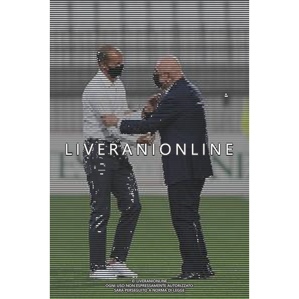 Monza 31.07.2021 U-Power Stadium Monza vs Juventus 25imo Trofeo Luigi Berlusconi ©Viganti/Agenzia Aldo Liverani Nella foto: massimiliano allegri e adriano galliani ©Vigenti Manuela/AGENZIA ALDO LIVERANI SAS