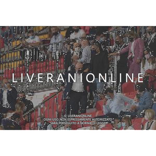 Monza 31.07.2021 U-Power Stadium Monza vs Juventus 25imo Trofeo Luigi Berlusconi ©Viganti/Agenzia Aldo Liverani Nella foto: adriano galliani in tribuna ©Manuela Viganti/AGENZIA ALDO LIVERANI SAS