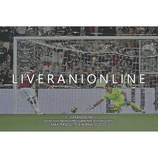 Amine Gouiri (Nizza) segna il gol su rigore dell\'1 a 0 Nizza vs Milan amichevole precampionato Nizza (FRA) 31-07-2021 Stadio Allianz Riviera foto Roberto Garavaglia/ag. Aldo Liverani sas/AGENZIA ALDO LIVERANI SAS