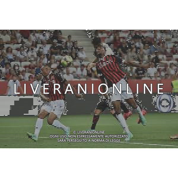 Olivier Giroud (Milan) segna il gol dell\'1 a 1 Nizza vs Milan amichevole precampionato Nizza (FRA) 31-07-2021 Stadio Allianz Riviera foto Roberto Garavaglia/ag. Aldo Liverani sas/AGENZIA ALDO LIVERANI SAS