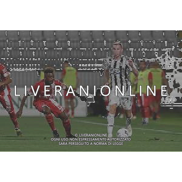 Monza 31.07.2021 U-Power Stadium Monza vs Juventus 25imo Trofeo Luigi Berlusconi ©Viganti/Agenzia Aldo Liverani Nella foto: dejan kulusevski e jose\' machin ©Viganti Manuela/AGENZIA ALDO LIVERANI SAS