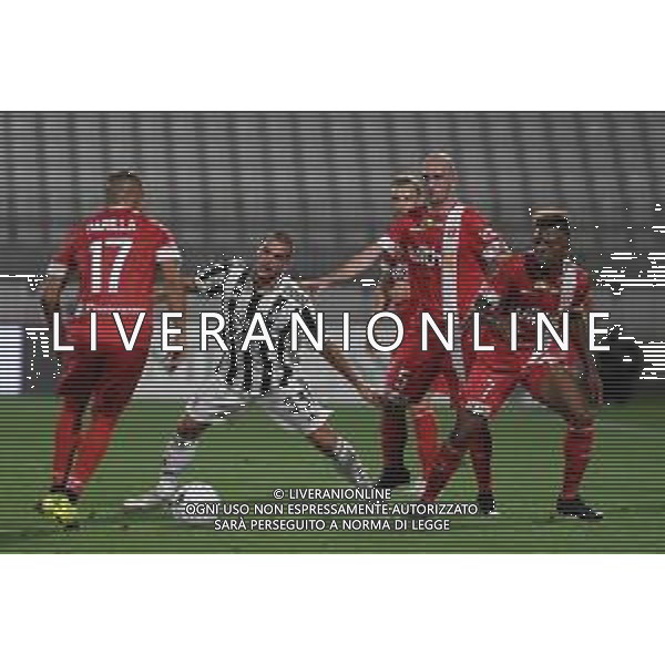 Monza 31.07.2021 U-Power Stadium Monza vs Juventus 25imo Trofeo Luigi Berlusconi ©Viganti/Agenzia Aldo Liverani Nella foto: andrea brighenti e jose\' machin ©Viganti Manuela/AGENZIA ALDO LIVERANI SAS