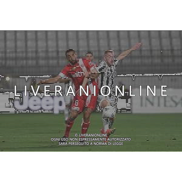 Monza 31.07.2021 U-Power Stadium Monza vs Juventus 25imo Trofeo Luigi Berlusconi ©Viganti/Agenzia Aldo Liverani Nella foto: dejan kulusevski e giuseppe bellushi ©Viganti Manuela/AGENZIA ALDO LIVERANI SAS