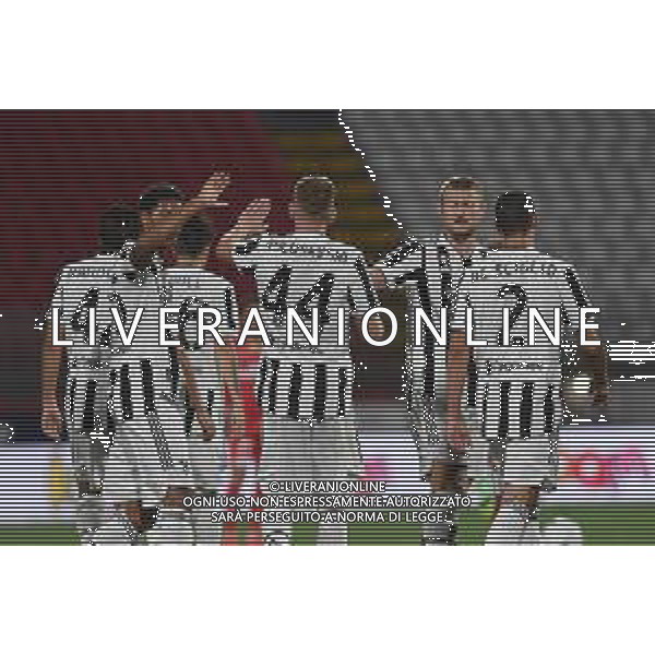 Monza 31.07.2021 U-Power Stadium Monza vs Juventus 25imo Trofeo Luigi Berlusconi ©Viganti/Agenzia Aldo Liverani Nella foto: esultanza juventus dopo il gol di dejan kulusevski ©Viganti Manuela/AGENZIA ALDO LIVERANI SAS