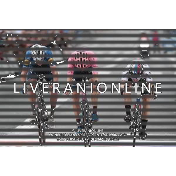 31-07-2021 Clasica San Sebastian; 2021, Ef Education - Nippo; 2021, Bahrain - Victorious; 2021, Deceuninck - Quick Step; Powless, Neilson; Mohoric, Matej; Honore, Mikkel Frolich; San Sebastian; - Ciclismo ©SIROTTI/AGENZIA ALDO LIVERANI SAS