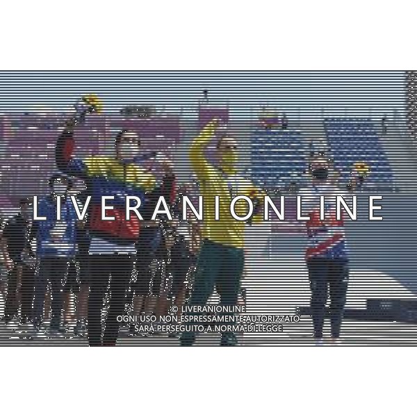 01-08-2021 Giochi Olimpici Bmx; Giornata 04; 2021, Australia; 2021, Venezuela; 2021, Great Britain; Martin, Logan; Dhers, Daniel; Brooks, Declan; Tokyo;- Ciclismo Olimpiadi Tokyo 2020 Giappone ©SIROTTI/AGENZIA ALDO LIVERANI SAS