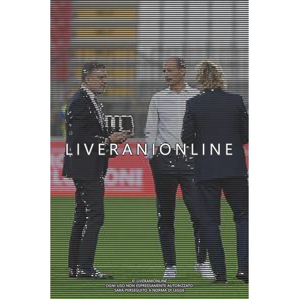 Monza 31.07.2021 U-Power Stadium Monza vs Juventus 25imo Trofeo Luigi Berlusconi ©Viganti/Agenzia Aldo Liverani Nella foto: federico cherubini e massimiliano allegri ©Viganti Manuela/AGENZIA ALDO LIVERANI SAS